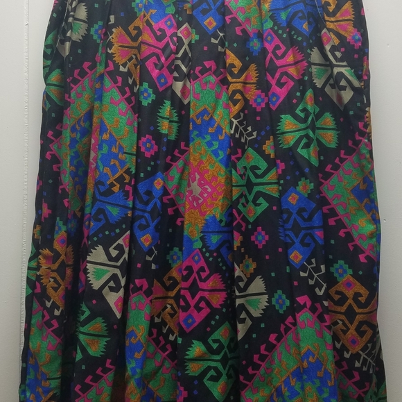 Vintage 80s,90s, Southwestern Navajo Skirt (14) western - Picture 10 of 15
